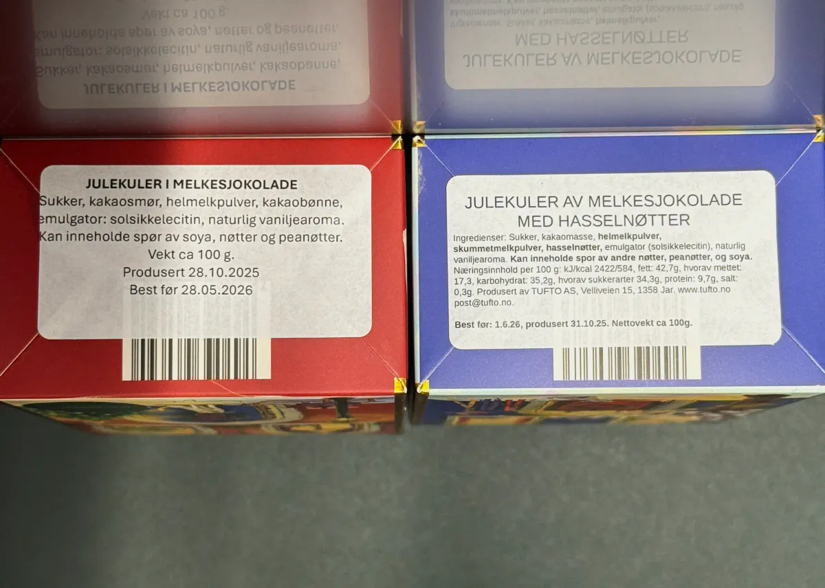 Julehus med sjokolade