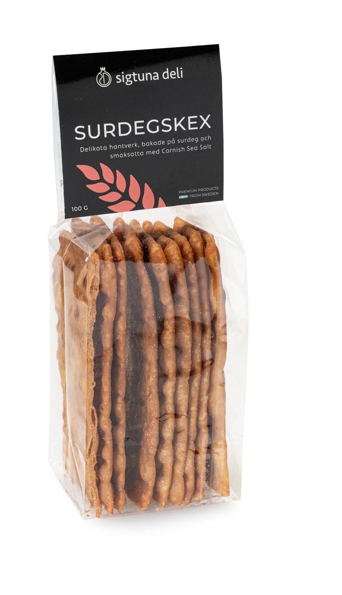 Surdeigskjeks med salt