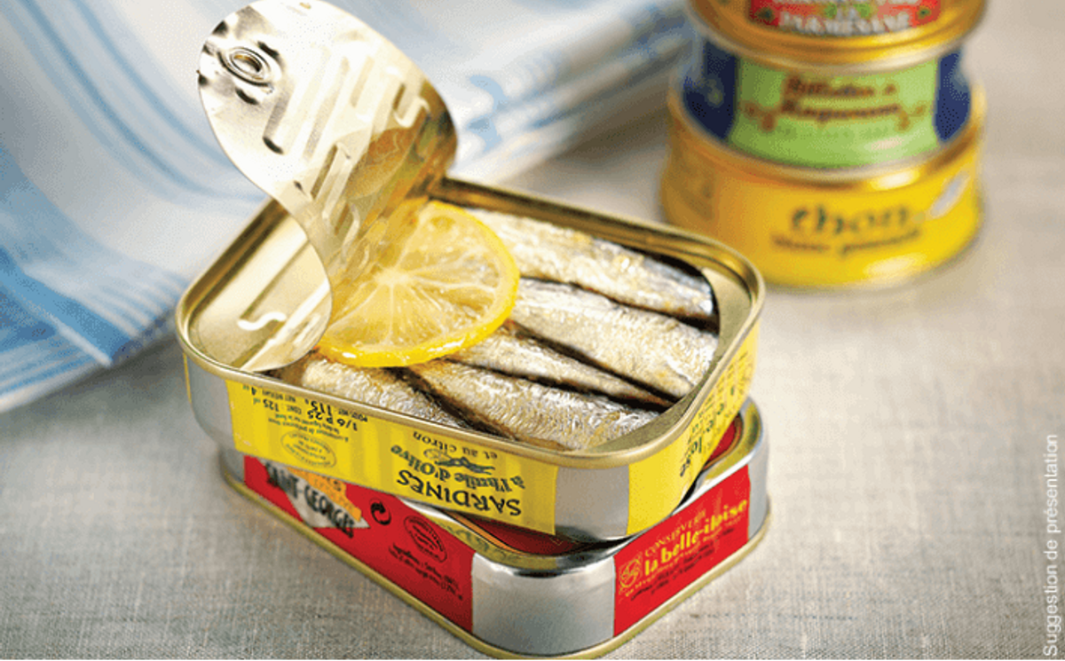 Sardines in olive oil & lemon